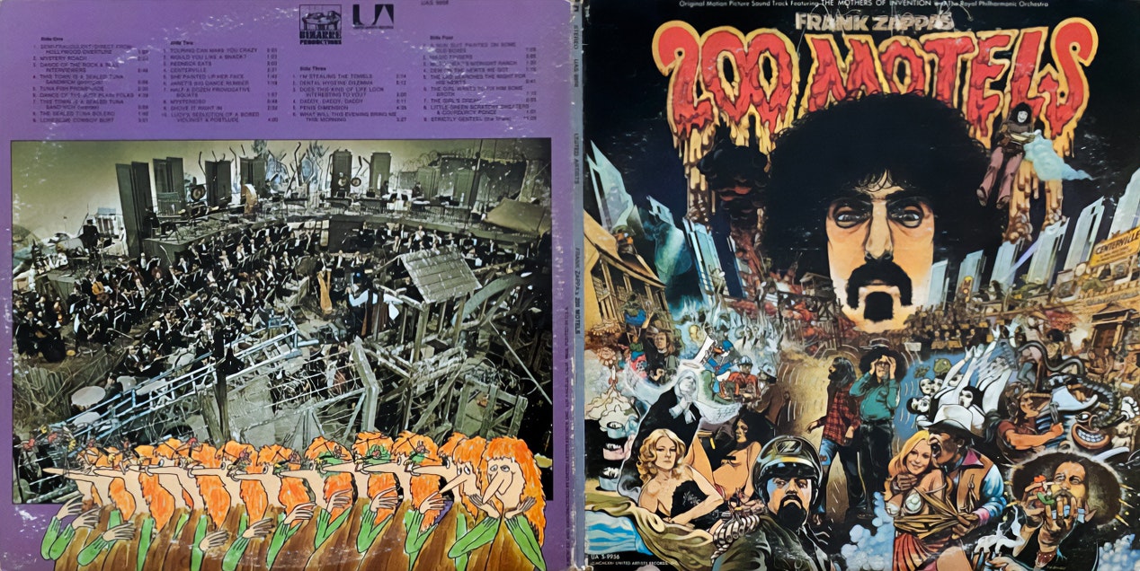 <i>200 Motels</i> gatefold LP.
